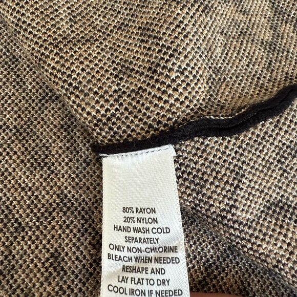 The Limited Leopard Skater sweater Dress stretch Sz M - Picture 8 of 8